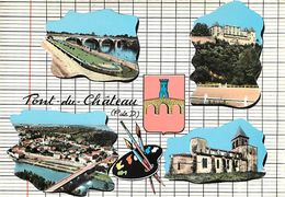 - Puy De Dôme -ref-A410- Pont Du Chateau - Souvenir De .. - Multi Vues - Carte Bon Etat - - Pont Du Chateau