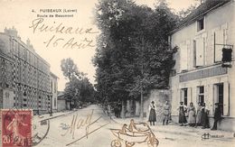 45-PUISSEAUX- ROUTE DE BEAUMONT - Puiseaux