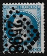 FRANCE Oblitérations GC Sur 'bleus De La France Classique':  Le GC 2598 (Nancy) - 1863-1870 Napoléon III Lauré