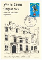 Carte Locale - Fête Du Timbre AVIGNON 2003 - Lucky Lucke - 15.03.2003 - Storia Postale