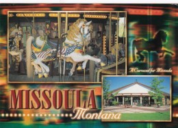 Montana Missoula Caras Park Hand Carved Carousel - Missoula