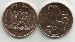 Trinidad And Tobago 5 Cents 2007. UNC - Trinidad Y Tobago