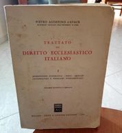 TRATTATO DI DIRITTO ECCLESIASTICO ITALIANO PIETRO AGOSTINO D’AVACK DOTT. A. GIUFFRE’ EDITORE STAMPA 1969 CONDIZIONI PRES - Law & Economics