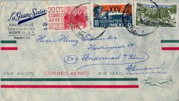 1963 , MÉXICO , DISTRITO FEDERAL - ANDERNACH , CORREO AÉREO , SOBRE CIRCULADO - Mexico