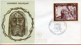 Andorre,Andorra ;  FDC 1968 " Fresques Du XVIème Siècle " - Briefe U. Dokumente