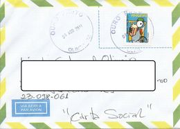 LSJP BRAZIL COVER SEAL OURO PRETO - BLACK GOLD - OLINDA 2011 - Storia Postale