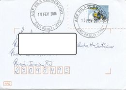 LSJP BRAZIL COVER SEAL VILA CLEMENTINO 2016 - Lettres & Documents