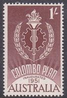 Australia ASC 339h 1951 Colombo Plan, Helecon Paper, Mint Never Hinged - Ensayos & Reimpresiones