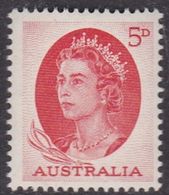 Australia ASC 385 1963 Queen Elizabeth, 5c Red Helecon Paper, Mint Never Hinged - Proeven & Herdruk