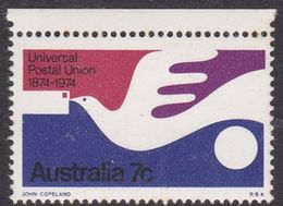 Australia ASC 614a 1974 7c UPU Perf 14.75, Mint Never Hinged - Proeven & Herdruk