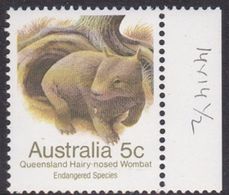 Australia ASC 803a 1981 Animals 5c Wombat Perf 14 X 14.5, Mint Never Hinged - Proofs & Reprints