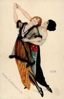 Kirchner, R. Frauen Tanz  Künstlerkarte I-II Femmes - Kirchner, Raphael