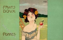 Kirchner, R. Fruit Doux Pommes Künstlerkarte I-II - Kirchner, Raphael