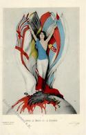Kirchner, R. Pour Le Droit Et La Liberte Künstlerkarte I-II - Kirchner, Raphael