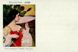Collection JOB Calendrier 1905 Sign. Maxence Künstlerkarte I-II - Non Classificati