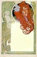 Jugendstil Frau Künstlerkarte 1899 I-II Art Nouveau - Ohne Zuordnung