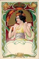 Jugendstil Frauen Künstlerkarte I-II Art Nouveau Femmes - Sin Clasificación