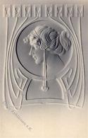 Jugendstil Frauen Prägedruck I-II Art Nouveau Femmes - Ohne Zuordnung