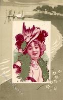 Jugendstil Frauen Prägedruck I-II Art Nouveau Femmes - Sin Clasificación