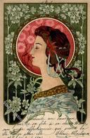 Jugendstil Frauen Prägedruck I-II Art Nouveau Femmes - Ohne Zuordnung