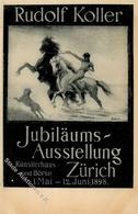 Koller, R. Zürich (8000) Schweiz Jubiläums Ausstellung  Künstlerkarte 1898 I-II Expo - Non Classificati