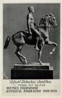 Petersen, Klaus Pferd Mit Reiter Deutsch Italienische Ausstellung Künstler-Karte I-II (keine Ak-Einteilung) Expo - Ohne Zuordnung