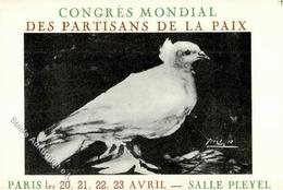Picasso, P. Congres Mondial Des Partisans De La Paix Künstlerkarte I-II - Ohne Zuordnung