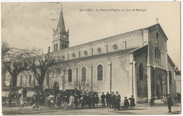 Jallieu Place Eglise Un Jour De Mariage  Edit Vialatte Oyonnax - Jallieu