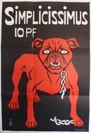 Simplicissimus Plakat 46 X 68 Cm Sign. Heine, Thomas Theodor VEB Verlag Der Kunst Dresden 1965 I-II - Ohne Zuordnung