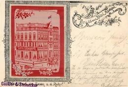 Seide Gewebt Esen (4300) Hotel Monopol 1900 I-II (Eckbug) Soie - Non Classificati