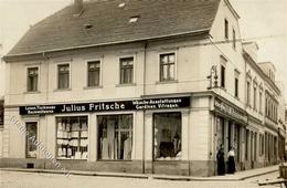 BERUFE/GESCHÄFTE - Foto-Ak - Wäsche-Ausstattungen-Gardinen Julius Fritsche I - Pubblicitari