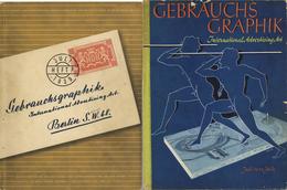 Werbung 2 Hefte Gebrauchsgrafik Hrsg.Frenzel U. Engelbrecher Verlag Gebrauchsgraphik 1936 U. 1939 Sehr Viele Abbildungen - Publicidad