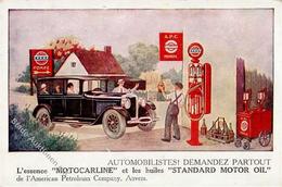 Werbung Auto Motocarline U. Standard Motor Oil American Petroleum Company I-II Publicite - Pubblicitari