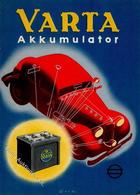 Werbung Auto Varta Akkumulatoren Werbe AK I-II Publicite - Werbepostkarten