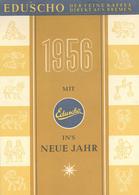 Werbung Eduscho Kaffee Kalender 1956 Mit 20 Werbe-Karten I-II Publicite - Pubblicitari