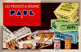 Werbung Lille (59000) Frankreich Biscottes Pain Produits De Regime G. Paul  I-II Publicite - Pubblicitari