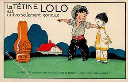 Werbung Lolo Babyflaschen Gummisauger Künstlerkarte I-II Publicite - Pubblicitari