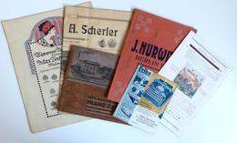 Werbung Lot Mit 6 Alten Katalogen U.a. Staedtler, Schreibmaschine Erika Usw. II Publicite - Pubblicitari