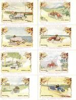 Werbung Michelin Pneumatiques 10'er Serie Les Grandes Victorias I-II Publicite - Werbepostkarten