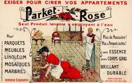 Werbung Parket Rose Künstlerkarte I-II Publicite - Pubblicitari