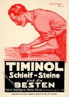 Werbung Timinol Schleif Steine Sign. Nagel, Günther I-II Publicite - Pubblicitari