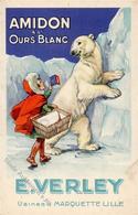 Werbung Wäschestärke Amidon A L'Ours Blanc E. Verley I-II Publicite - Pubblicitari