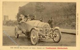 Continental Herr Porsche Auf österr. Daimler Prinz Heinrich Fahrt 1910 I-II - Werbepostkarten