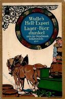 Bier Wulle Hell Export Lager Bier  1914 I-II Bière - Publicidad