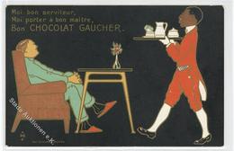 Schokolade Angers (49000) Frankreich Gaucher Klapp AK I-II - Publicidad