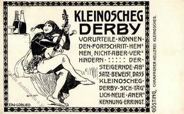 Wein Kleinoscheg Derby Werbe AK I-II Vigne - Esposizioni