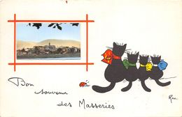 46-LES-MASSERIES- BON SOUVENIR DES MASSERIES - Altri & Non Classificati