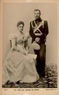 Adel Russland Zar Nicholas II. Und Zarin Alexandra Fjodorowna I-II (Klebereste RS) - Historia