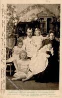 Adel Russland Zar Nicolas II Und Familie 1904 II (Stauchung) - Storia