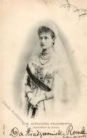 Adel Russland Zarin Alexandra Feodorowna 1901 I-II (fleckig) - Historia